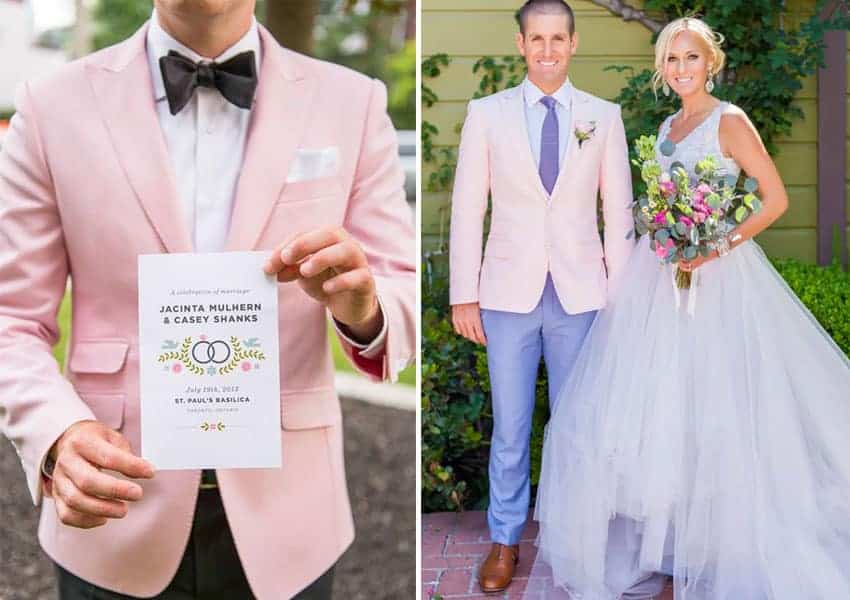 12 colores de traje de novio para boda (incluye infografía)